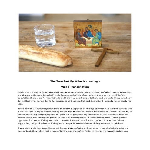 The true fast  mike mazzalongo