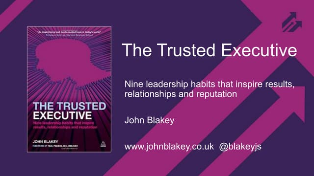 The Trusted Executive Pptx Business Administration Business The Trusted Executive Pptx Business Administration Business