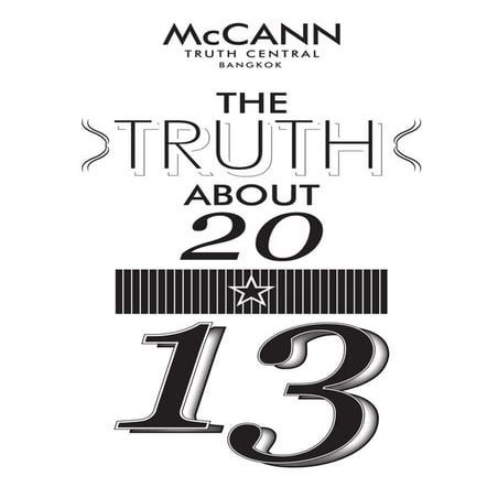 The Truth About 2013 | THOUGHT LEADERSHIP PORTFOLIO