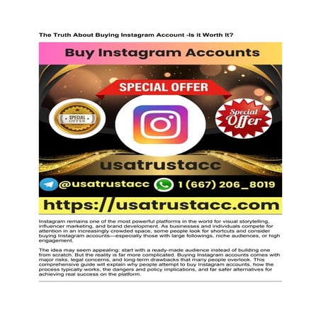 The Truth About Buying Instagram Account -Is it Worth It_.docx