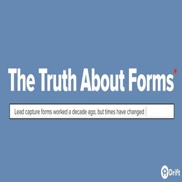 The Truth About Lead Capture Forms