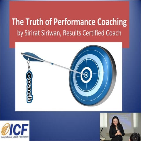 The Truth of Performance Coaching by Sirirat Siriwan