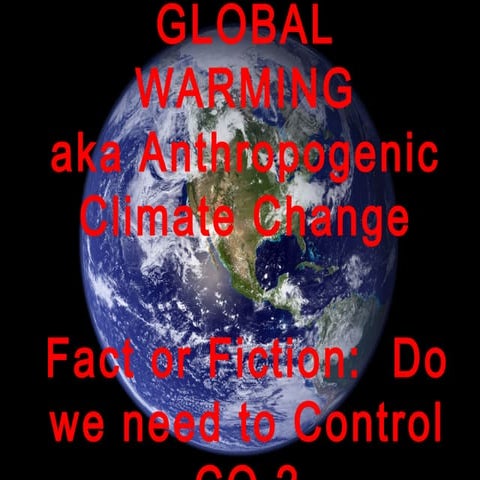 The truth on climate change