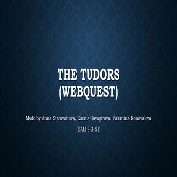 The Tudors