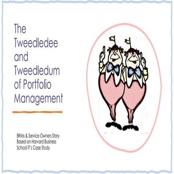 The tweedledee and tweedledum of portfolio management 2021