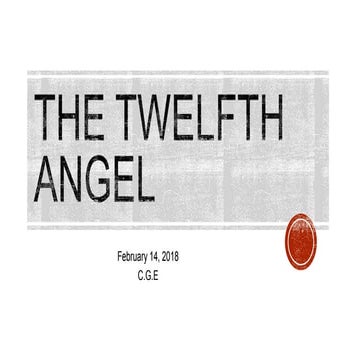 The twelfth angel - Book Talk
