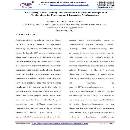 The twenty first century mathematics.