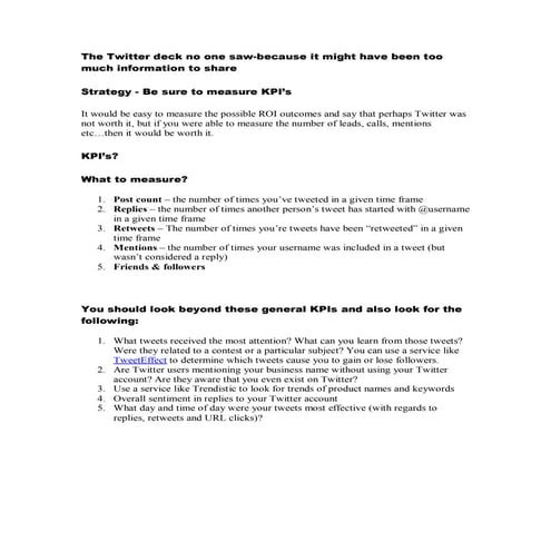 The twitter deck no one saw