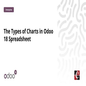 The Types of Charts in Odoo 18 Spreadsheet