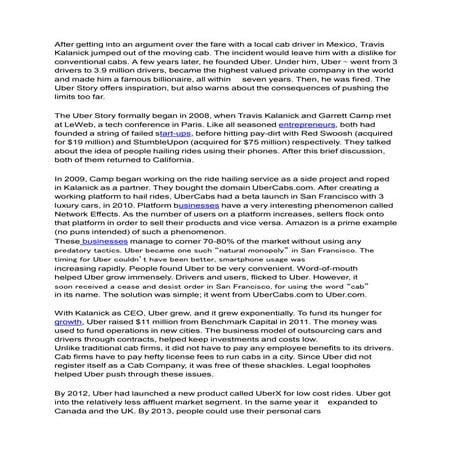 The uber story (1)
