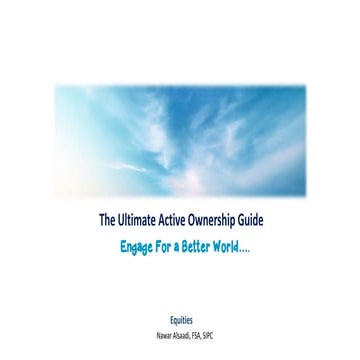 The Ultimate Active Ownership Guide (Presentation) 