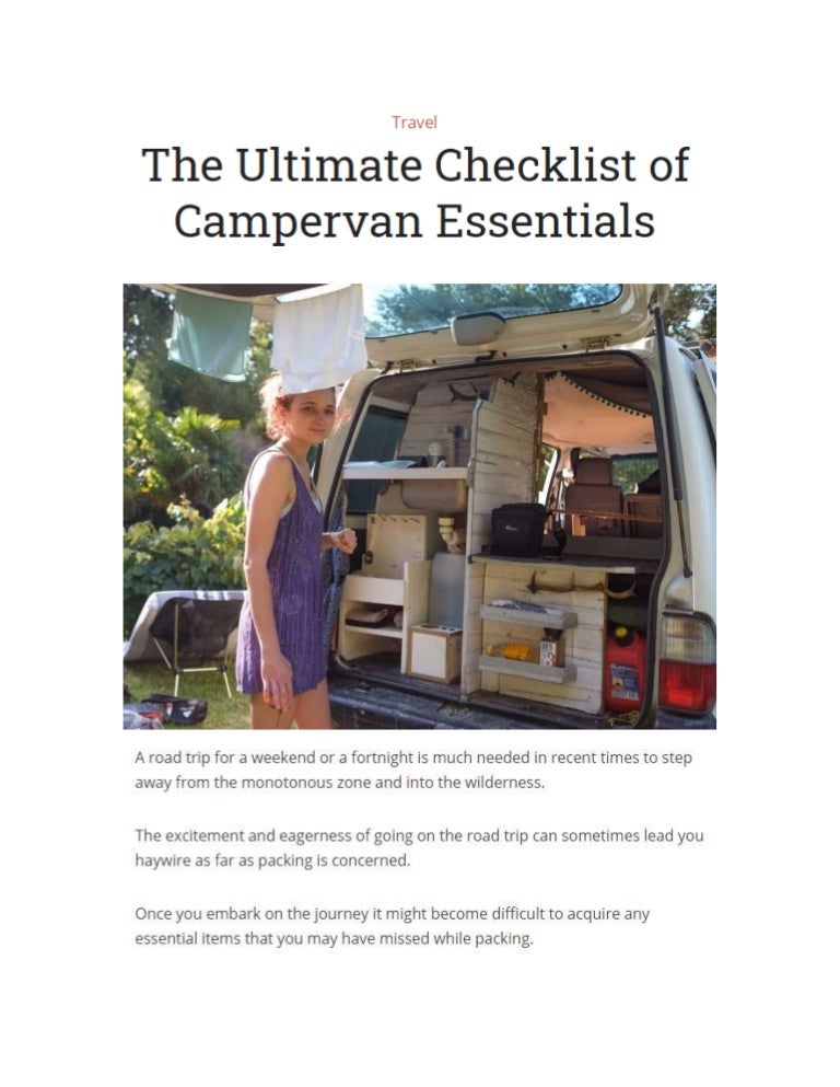 California T6 Campervan The Ultimate Checklist For Your First Trip - j3dx3g5