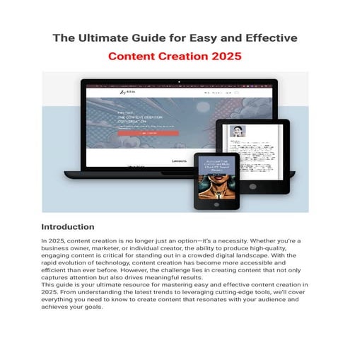 The Ultimate Guide for Easy and Effective Content Creation 2025.pdf