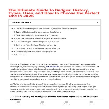The Ultimate Guide to Badges_ History, Types, Uses.pdf