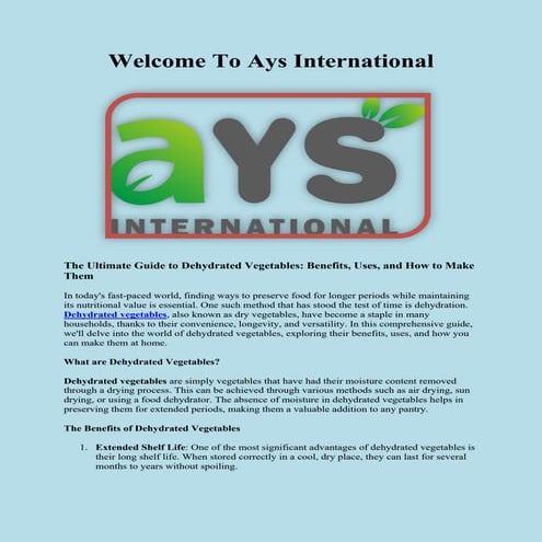 The Ultimate Guide to Dehydrated Vegetables.pdf