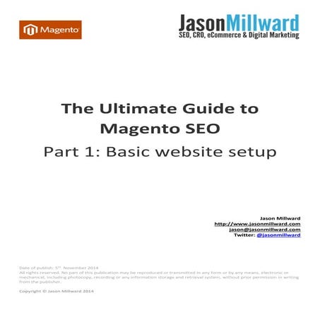 The Ultimate Guide to Magento SEO