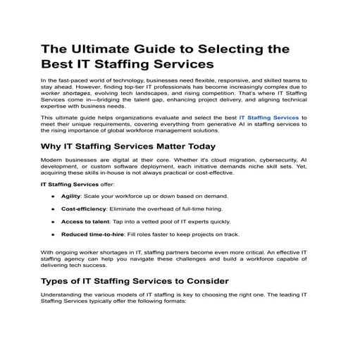 The Ultimate Guide to Selecting the Best IT Staffing Services.pdf