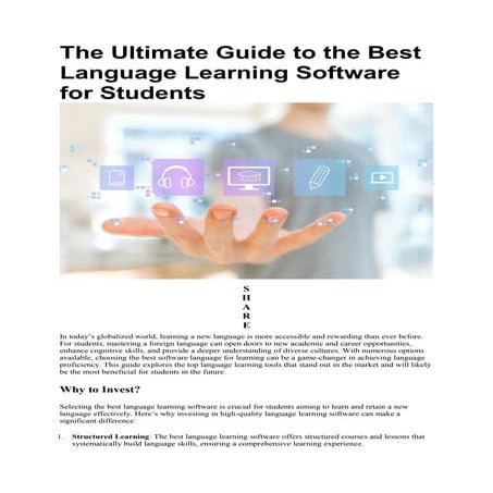 The Ultimate Guide to the Best Language Learning Software for Students ...