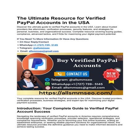 The Ultimate Resource for Verified PayPal Accounts in the USA.docx