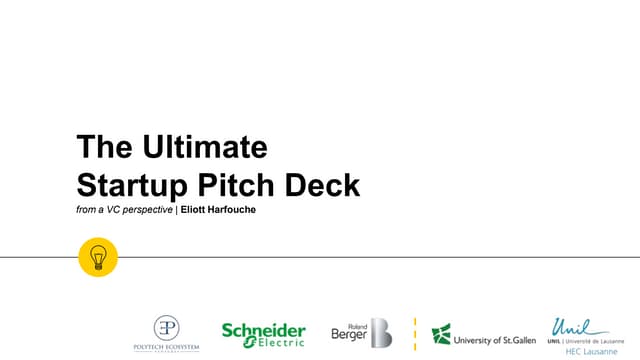 How to Create the Perfect Startup Pitch Deck