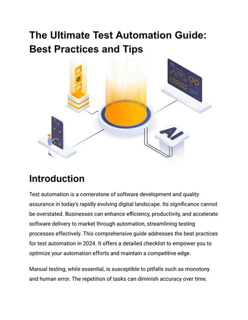 The Ultimate Test Automation Guide_ Best Practices and Tips.pdf
