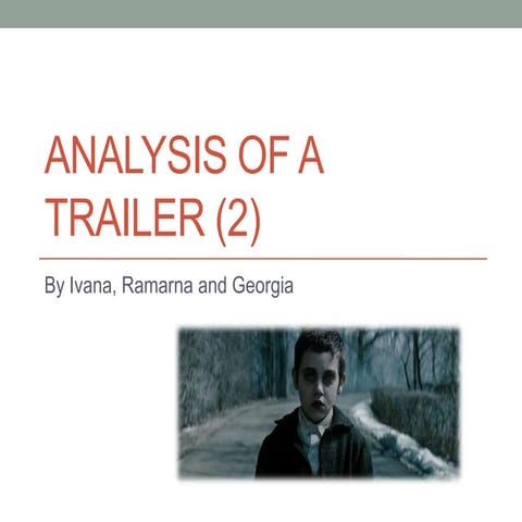 The Unborn Trailer Analysis 