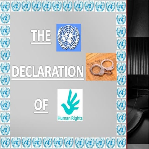 The UN Declaration of Human Rights: Articles 2 & 19