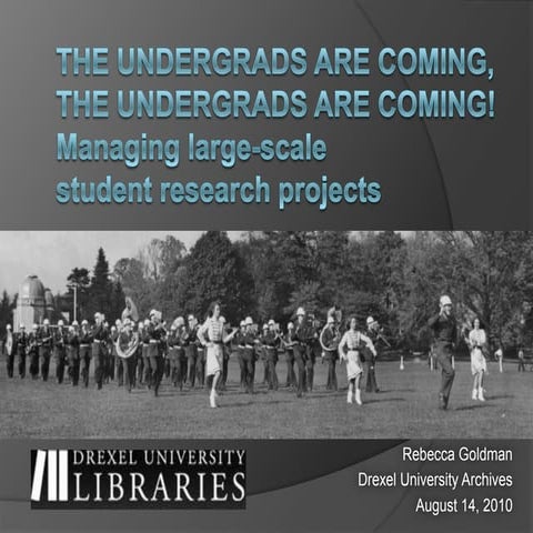 History, Libraries and Archives | PPTX