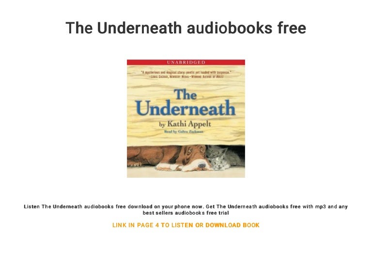 The Underneath Audiobooks Free
