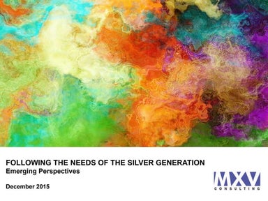 Millennials or Centennials? Following The Needs of The Silver Generation