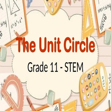 gPRE CALCULUS GRADE 11The Unit Circle.pptx