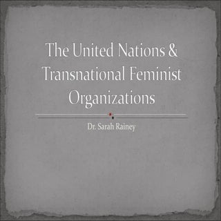 The united nations & transnational ...