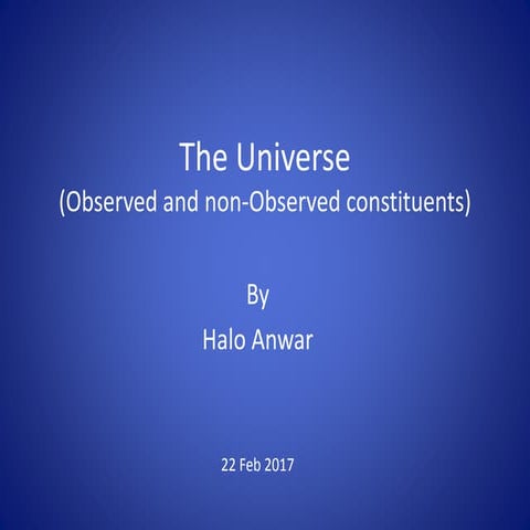 The universe