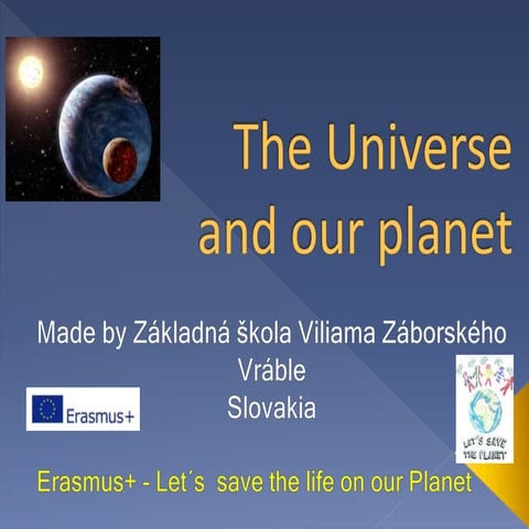The universe for Erasmus+