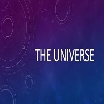 The universe slide share