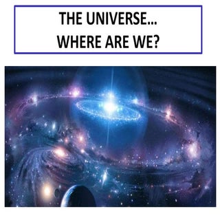 The universe, where are we