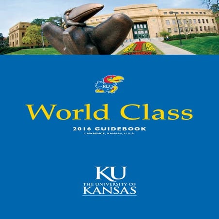The university of kansas brochure