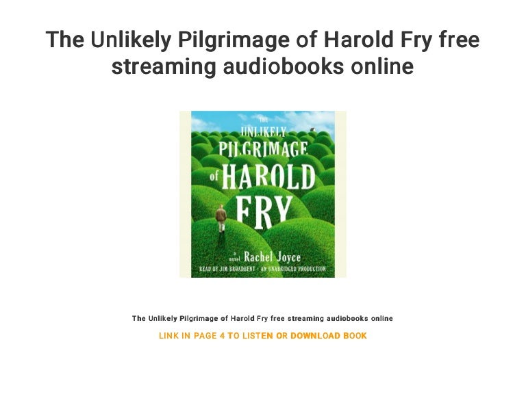 The Unlikely Pilgrimage of Harold Fry free streaming audiobooks online