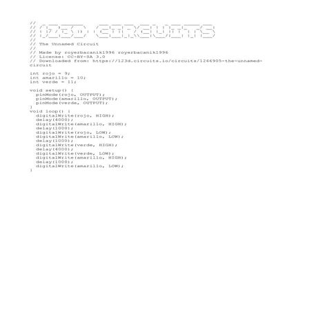 codigo de semaforo en arduino 