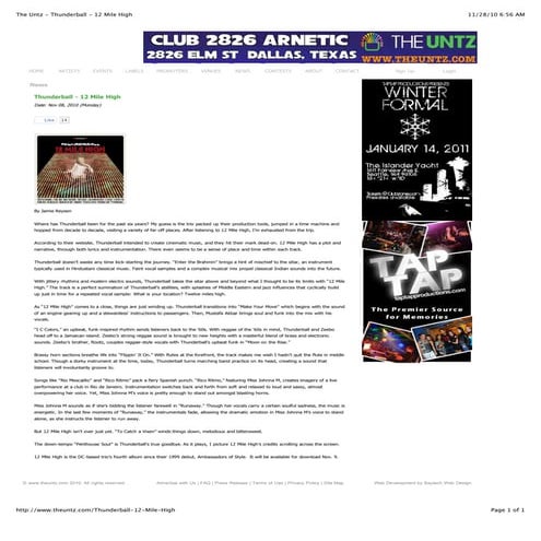 Thunderball - 12 Mile High