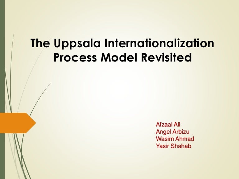 The Uppsala Internationalization Process Model – LMKTZU