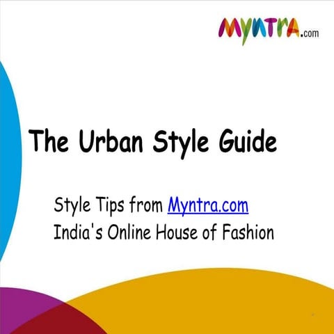 The Urban Style Guide - Myntra | ODP