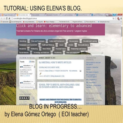 USING BLOGS IN THE CLASSROOM---