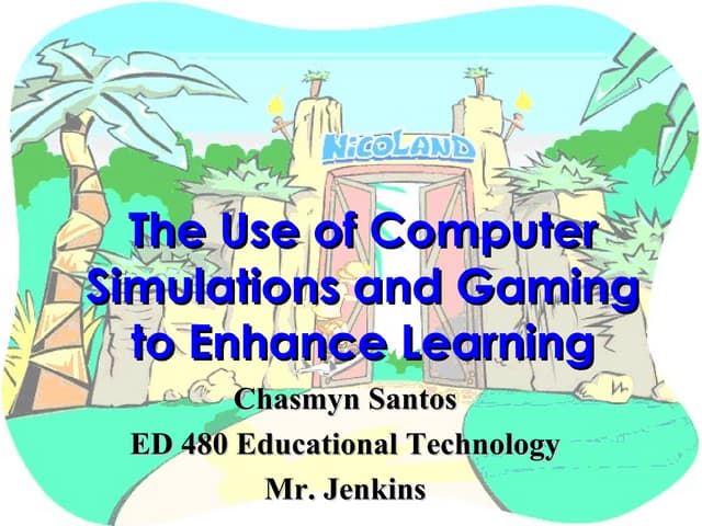 Computer Simulations And Gaming