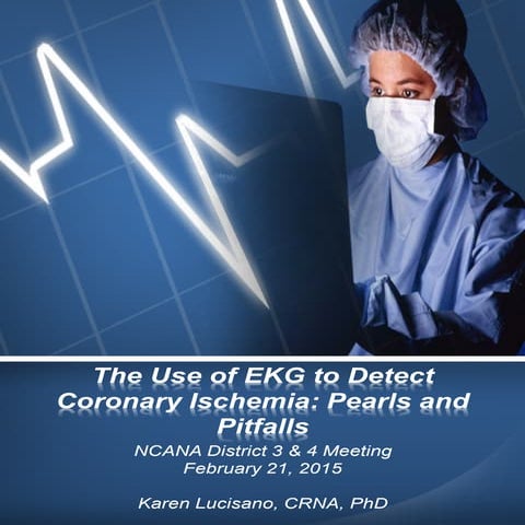 ECG changes in myocardial Ischemia and injury | PPTX