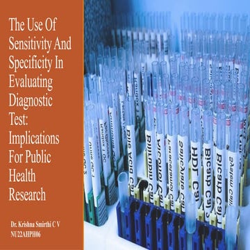 The use of sensitivity and specificity in evaluating.pptx