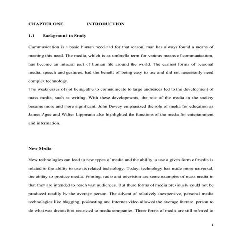 The use of social media among nigerian youths.2