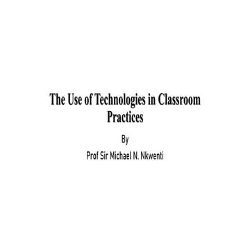 The use of Technologies in Classroom Practices.pdf