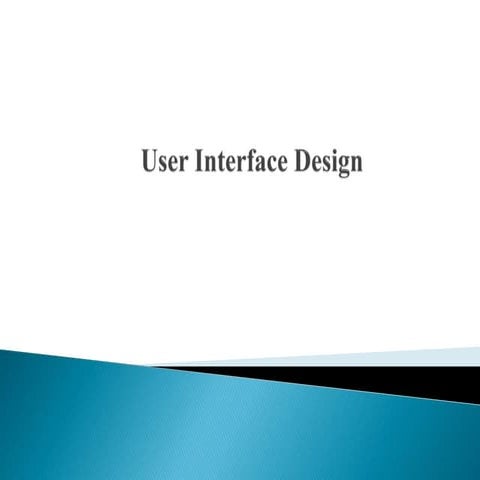 The User Interface-Introduction .ppt