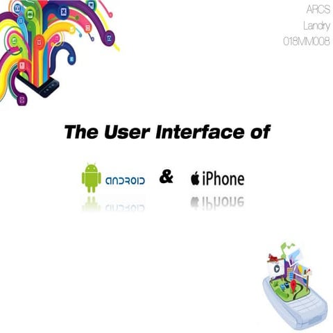 The user interface of android os | PPT